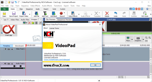 Videopad free. download full version with crack version